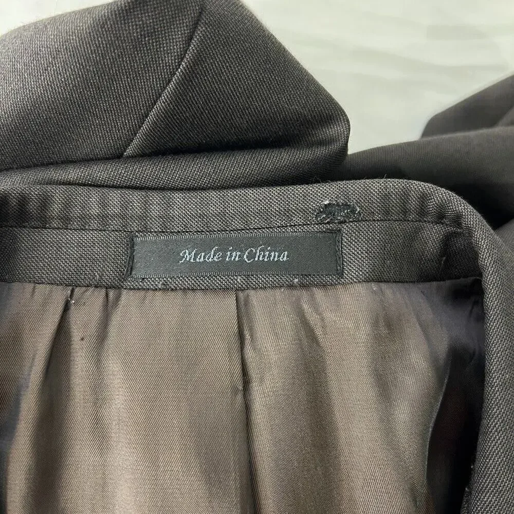 Ralph Lauren Brown Two Button 100% Wool Blazer Size 42R Men’s